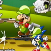 Play Mario & Sonic Zombie Killer